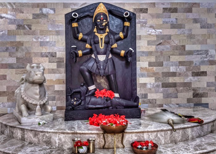The sacred sanctum of Sugandha Shakti Peeth in Barisal, Bangladesh