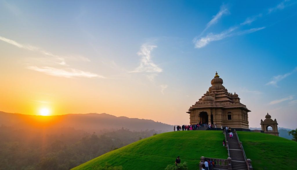 Chandranath panoramic view