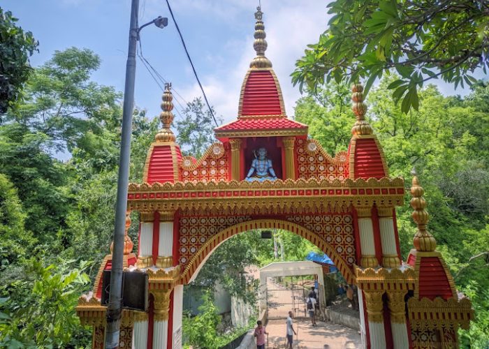 Lord Chandrashekhar Shiva at the summit shrine of Chandranath
