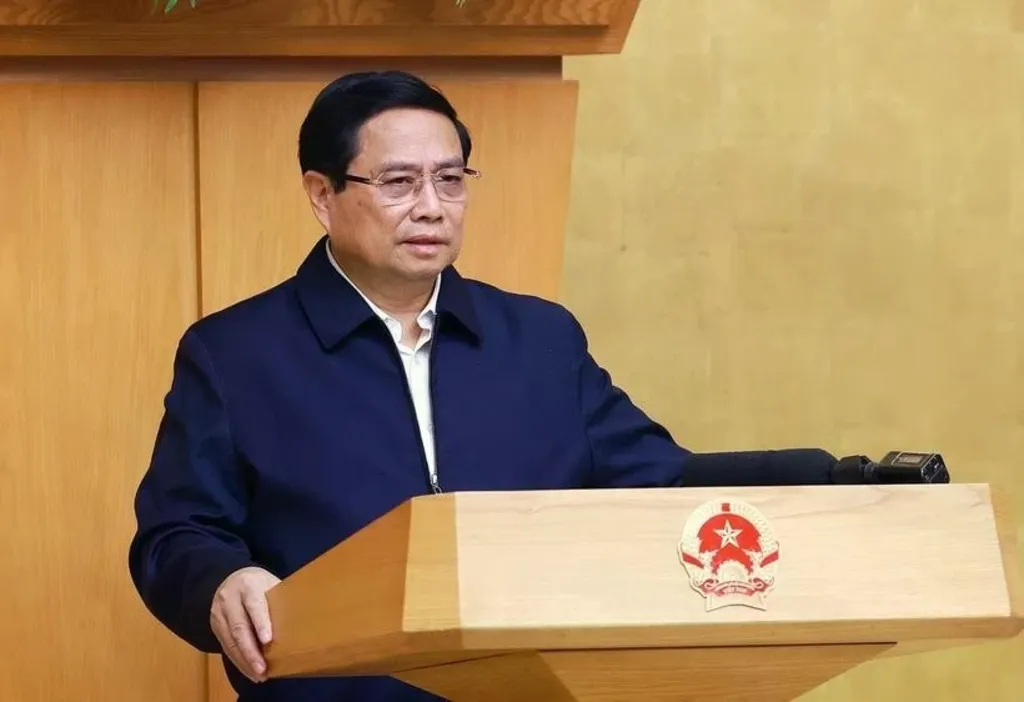 Prime Minister Phạm Minh Chính at a national event
