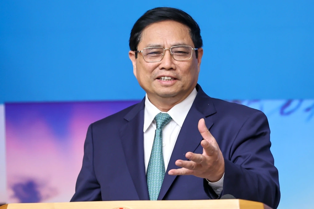 Portrait of Phạm Minh Chính at an official engagement