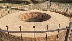 Newly discovered well at Shalban Vihara