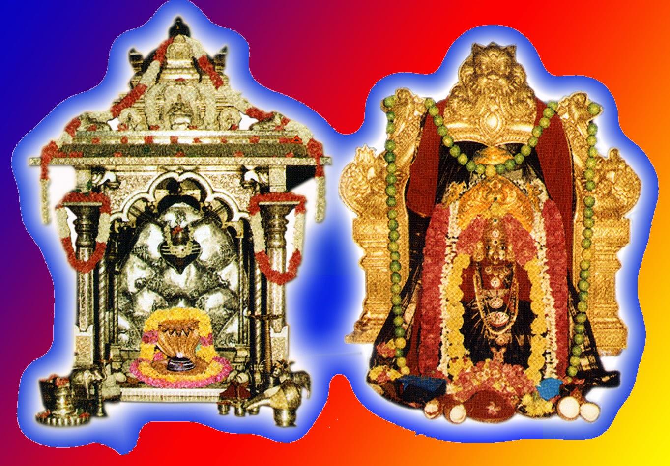Sacred sanctum of Shri Shri Mahalakshmi Bhairabi Griba Maha Peetha