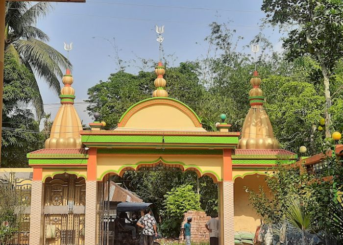 Architectural details of the temple